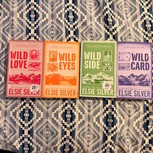 Wild Love Wild Eyes Wild Side Wild Card Book Set - Pink, Orange, Green, Purple